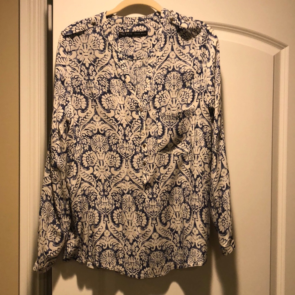 Zara Floral Blouse
